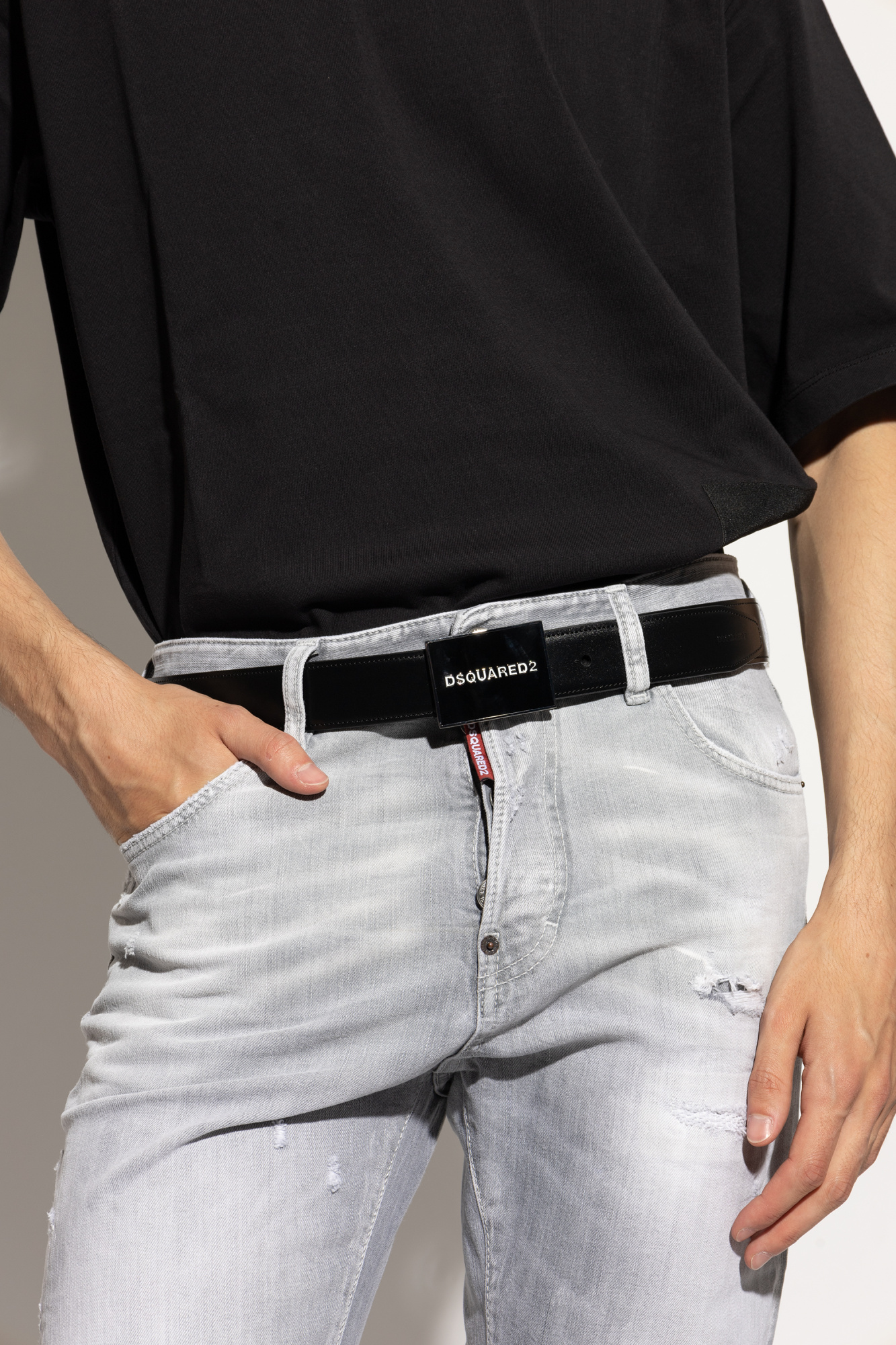 小物 Rare Dsquared2 Buckle Belt Dsquared2 Five Star Campin' Buckle Belt Original Very Rare